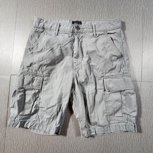 Levi Strauss Co Shorts Mens 30 Gray Two Horse Brand Cargo Utility Pockets